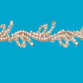 Strassz szalag - GOLD